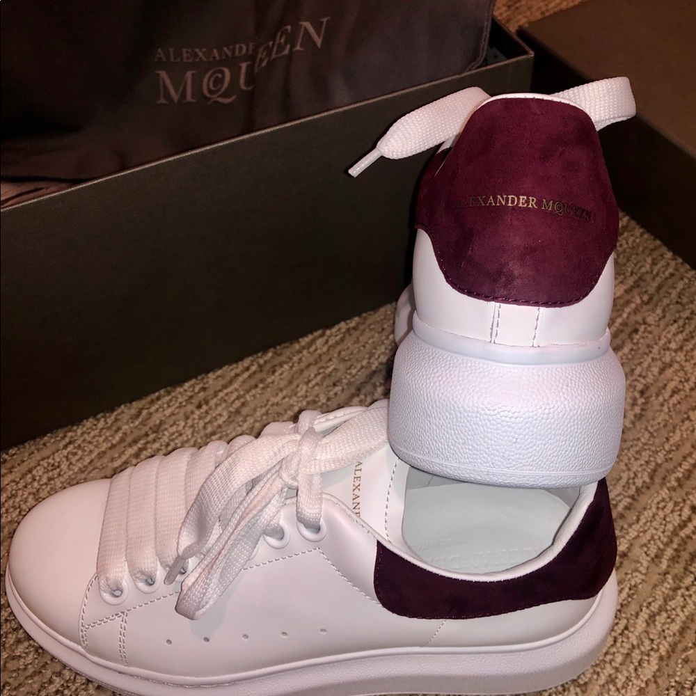 Alexander McQueen Pelle S Gomma Platform Sneaker